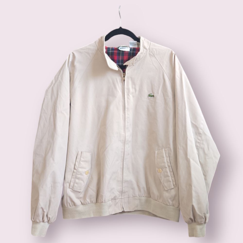 Lacoste - Beige‎ IZOD Jacket 1990s X-Large